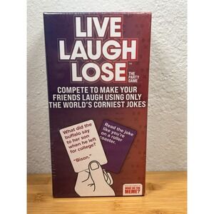 Live Laugh Lose The Party Game Where You Compete to Make Corny Jokes